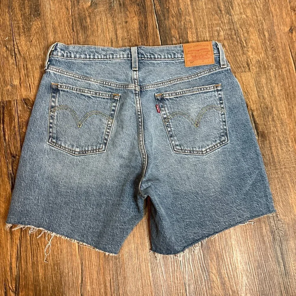 Levi's denim midi shorts